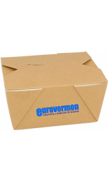 Caja Kraft Estanca 300g 750ml - Personalizada en un solo color