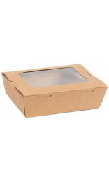 Caja Natural con Ventana OPP 1470 ml - ¡Oferta Limitada!
