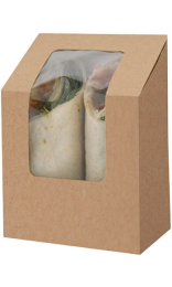 Caja Natural para Tortilla con Ventana OPP 9,2x5 - ¡Compra Ahora!