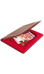 CAJITA CUENTAS Y CAMBIOS PIEL 17x22,8 cm