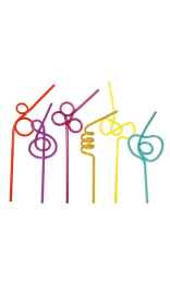 CANUTILLOS SURTIDOS PAJAS LOCAS 27 cm