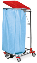 Carro Portabolsas 120L con Tapa y Pedal - ¡Oferta Especial!