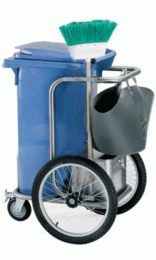 CARRO VIAL CON ARMARIO 71x64x95 cm acero inox