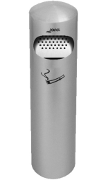 CENICERO TUBULAR SUELO 3 l inox brillo