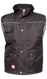 CHALECO PETE 320 g 100% poliéster T-M negro Rays