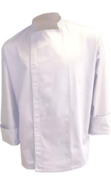 CHAQUETA CHEF CLASICA UNISEX MANGA LARGA CORCHETES