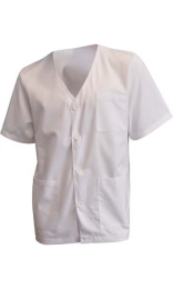 CHAQUETA PICO MANGA CORTA UNISEX 200g 65%