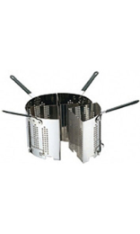 COLADOR INOX EN SECTORES 22x16x19 cm