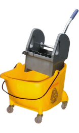 COMBO DHEL AMARILLO cubo 24 l y prensa vertical