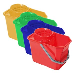 COMFORT CUBO VDM 15 l con escurridor rojo