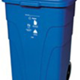 CONTENEDOR CHARGE AZUL 120 l sin pedal