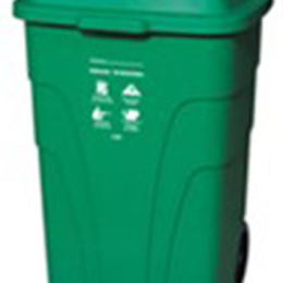 CONTENEDOR CHARGE VERDE 120 l sin pedal 