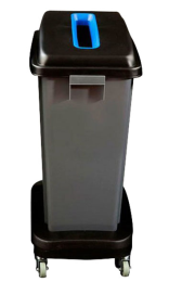 CONTENEDOR RECICLAJE SIL JIM 60 l TAPA AZUL 