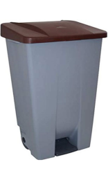 Contenedor de Basura con Pedal y Tapa SEL HAS 80L Gris