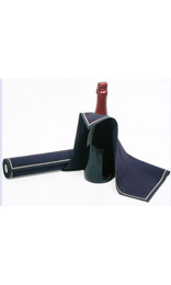 CUBIDRAP 40x40cm negro cenefa blanca