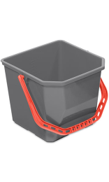 CUBO DUOMOP VDM 20 l gris y asa roja