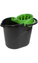 Cubo Escurridor Verde 15L - Ovalado con Asa