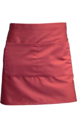 DELANTAL CORTO 2 BOLSILLOS 164 g 100% poliéster 