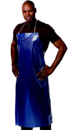 DELANTAL PETO PVC 200 micras 91,44x109,22cm azul