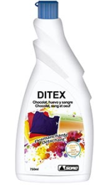 DITEX desmanchante chocolate, sangre, huevo y vino
