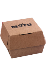 Envase Hamburguesa Kraft 250g Personalizado - Pack de 60 cajas