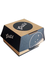 ENVASE KRAFT HAMBURGUESA 250g - Compra online al mejor precio