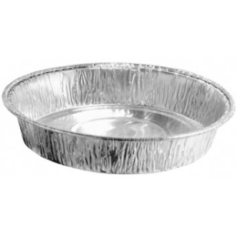 ENVASE TARTALETA ALUMINIO 830 ml sup. 18,5cm inf.