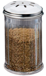 ESPOLVOREADOR POLICARBONATO ESPECIAS 360 ml Ø7,5x1