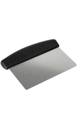 ESPÁTULA/RASPADOR INOX MASA DE PIZZA 11x15,2 cm