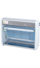 EXTERMINADOR INSECTOS 2 TUBOS 15 w inox