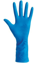 Guantes de Látex Azules Biosafe PF High Risk T-S - Compra Online