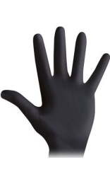 Guante de Nitrilo Negro Talla L (35 Unidades) - Compra Online