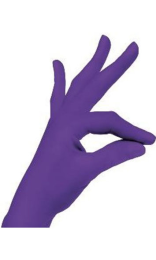 Guante de Nitrilo Biosoft PF Cobalt Food T-M Rays