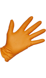 Guante Nitrilo Biosoft PF Tech Orange T-S Rays - ¡Oferta!