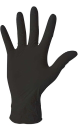 GUANTE NITRILO EXTREME 6,2 g  T-L negro sin polvo 