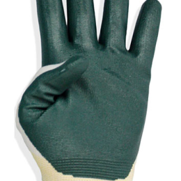 GUANTE NITRILO LONI 700 T-XL verde soporte textil