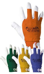 Guante de piel flor Skinglove blanco T-11 GFO1101WH