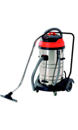 Aspirador HAS 80l INOX polvo-liquido con depósito