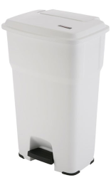 HERA CONTENEDOR PEDAL 85 l blanco Vileda