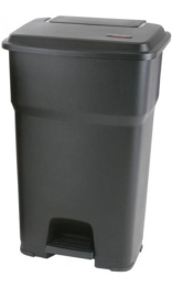 HERA CONTENEDOR PEDAL 85 l negro Vileda