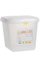 Hermético Gastronorm 1/6 2,6 l - Transparente - Envío Gratis