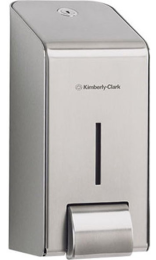 INOX plata satinada Jabonera cartuchos 1 l