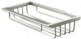 JABONERA REJILLA LOU inox satinado baño cromo