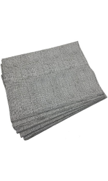 MANTEL CELULOSA 30x40 cm trama negro 40g 