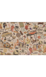 MANTEL CELULOSA 30x42 cm Kratf Vitange 70g