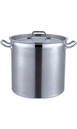 MARMITA INOX CON TAPA 24 l Ø34,1x32 cm