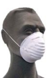 MASCARILLA RIJIDA TIPO CONCHA TST POLIPROPILENO