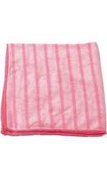 MFU14 3M roja Bayeta Microfibra 40x40 cm rayas