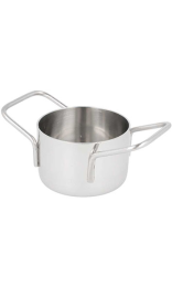 MINI BATERIA INOX Ø8x4,5 cm