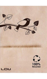 MINI SERVIS NATURE LOU 17x17cm 1c natural